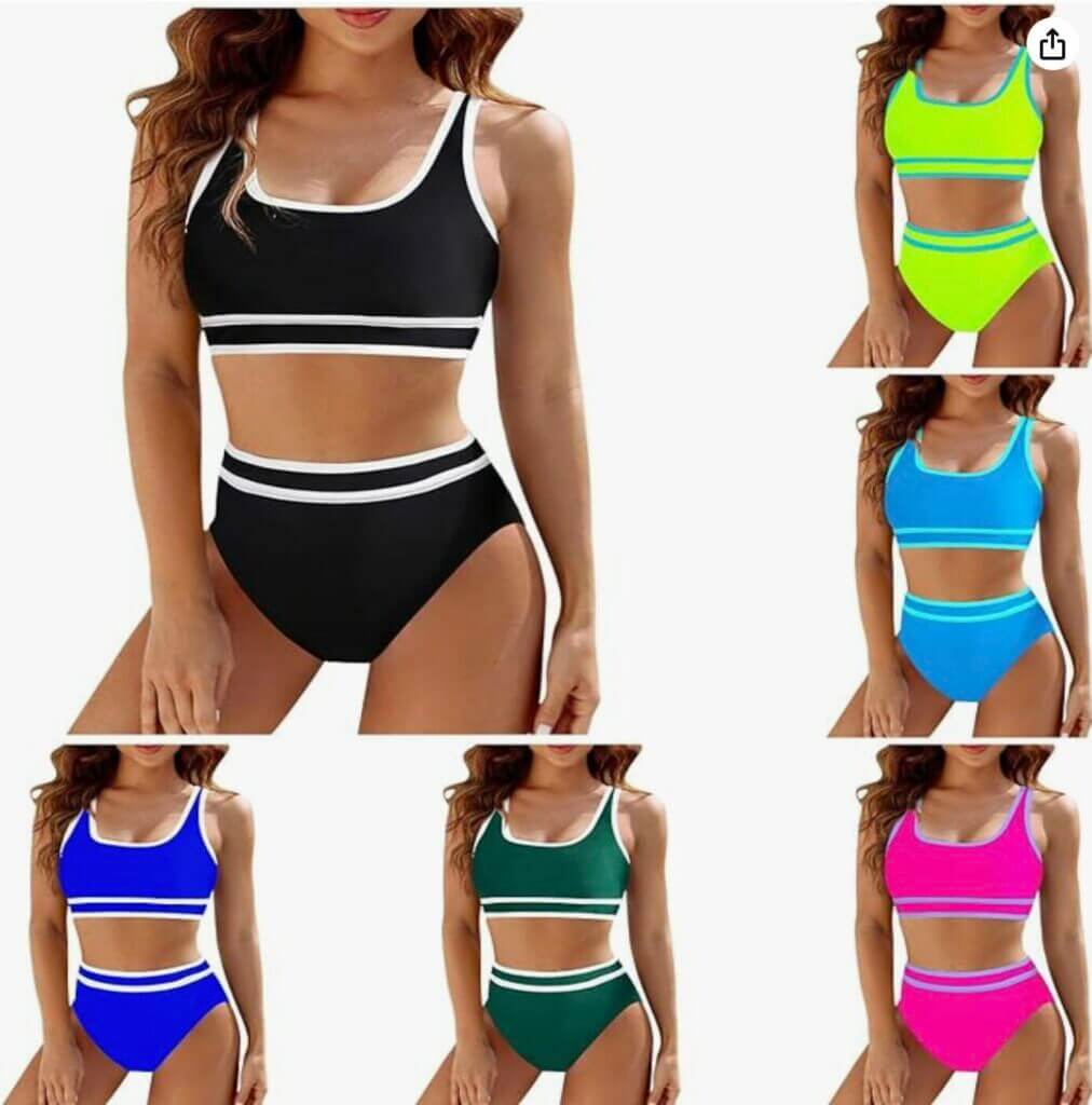 Bikini Damen Set Mit High Waist 50 Rabatt Stilvoll Und Funktional